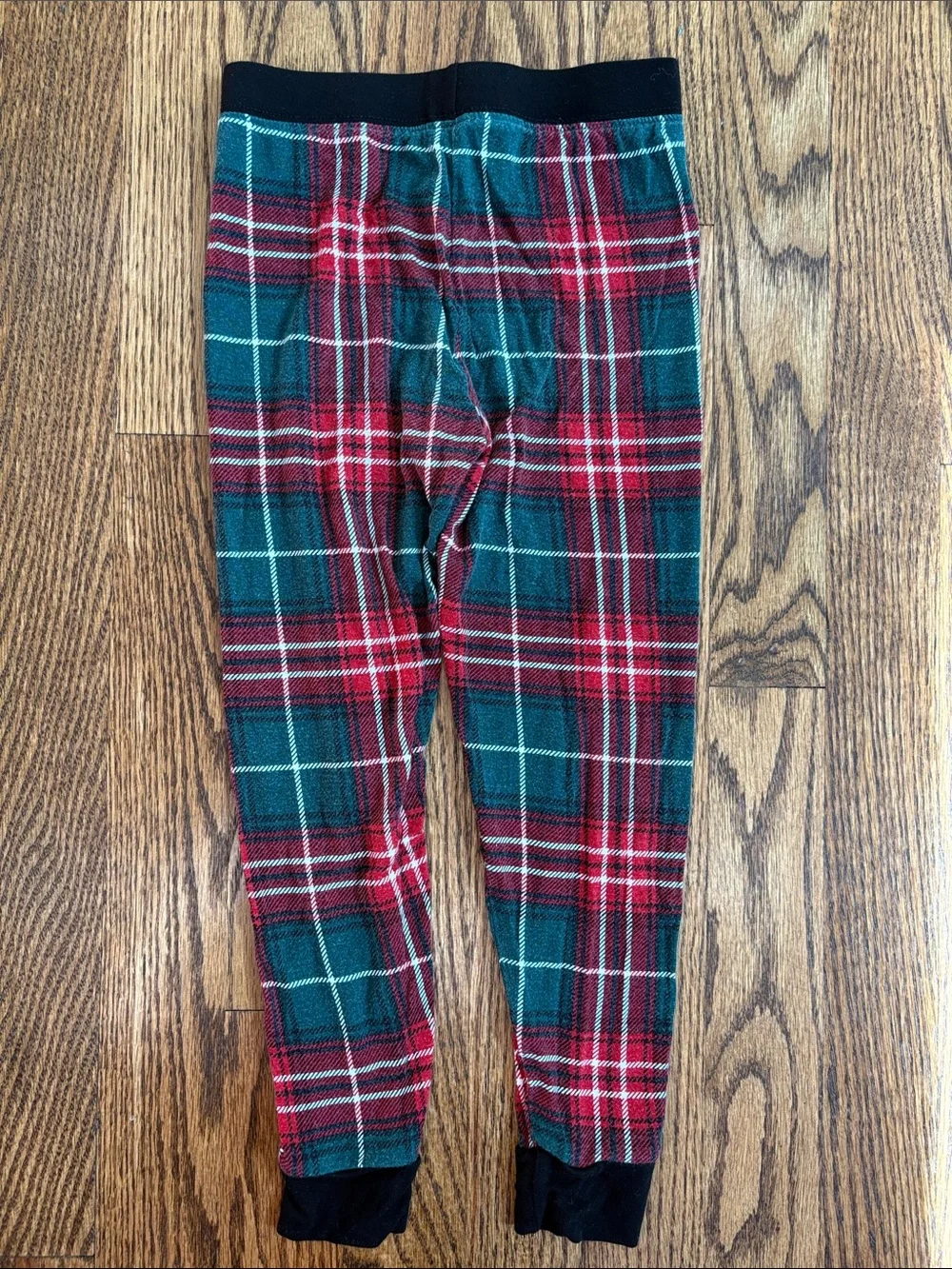 Little Sleepies mismatched pajama set, size 3T. Twinkling trees and plaid.